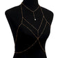 Pearl Beaded Body Chest Waist Chain