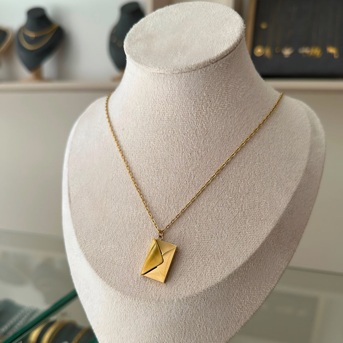 Envelop Letter Necklace