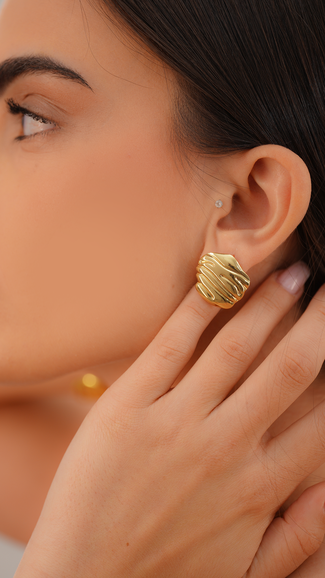 Cold Wave Earring Pair