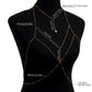 Pearl Beaded Body Chest Waist Chain