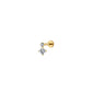 Titanium Square & Round Flat Ear Piercing