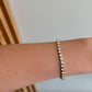 Gold Clear Zircon Tennis Bracelet
