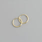Circle Hoop Earring Pair