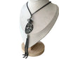Black Snake Chain Leaf Necklace