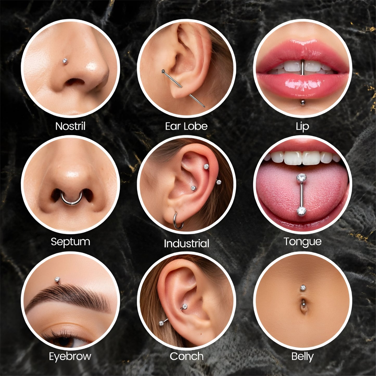 Stainless Steel Piercing Taper Ball Grabber Tools