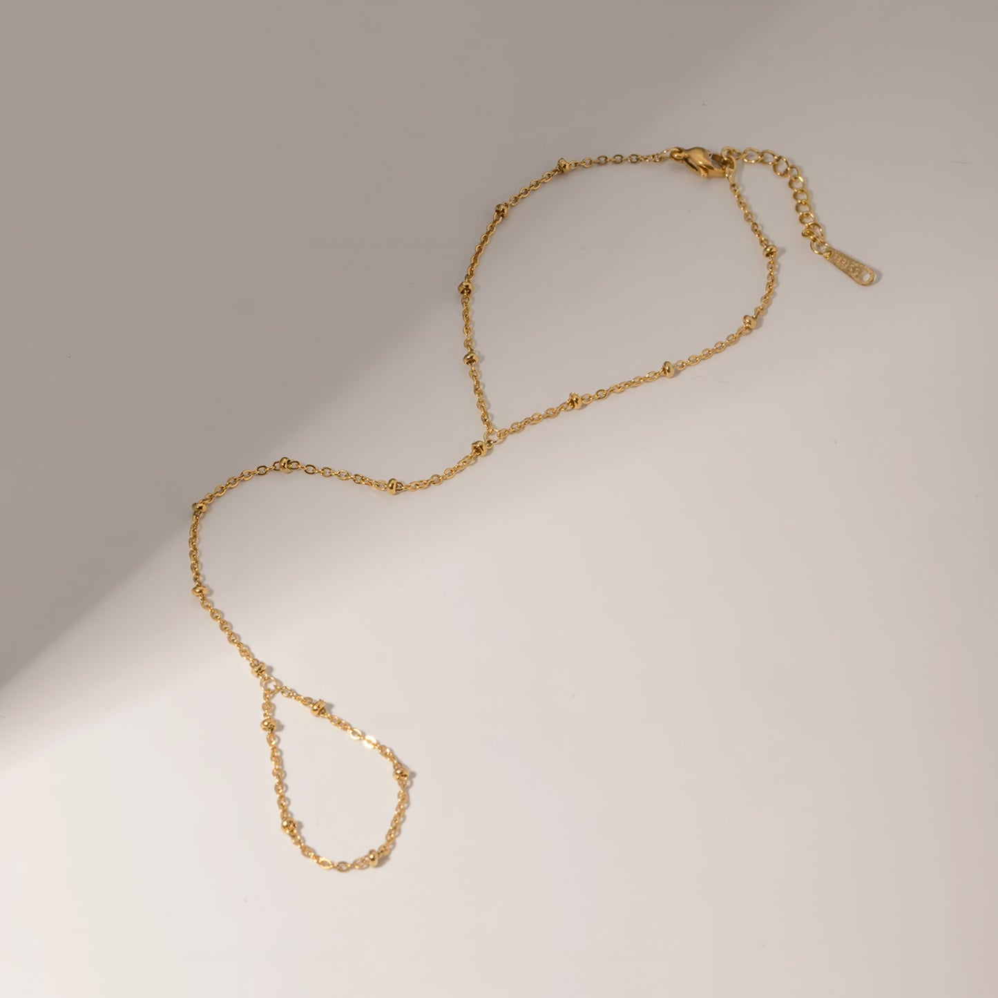 Bead Chain Ring Bracelet