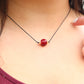 Single Bead Fabric Necklace