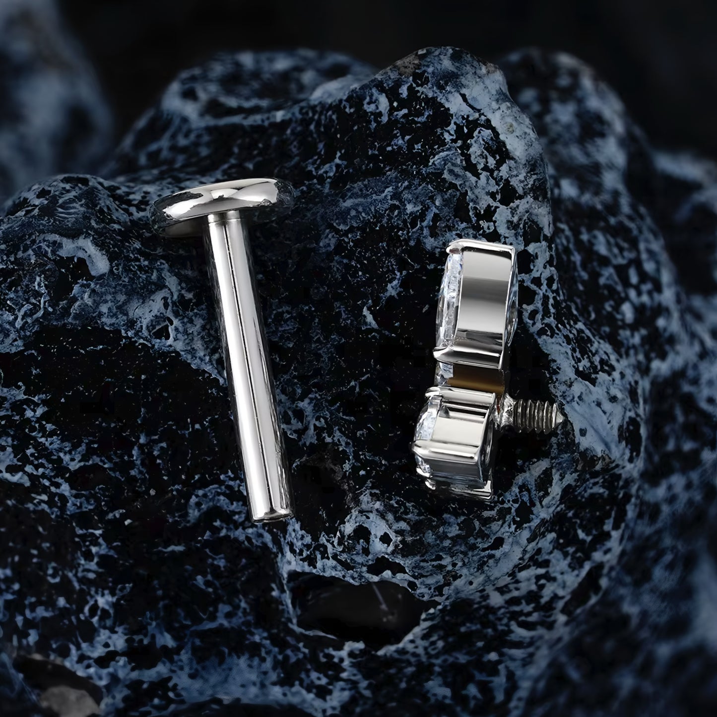 Titanium Mini Butterfly Flat Ear Piercing