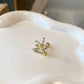 Snow Flake Branch Ear Piercing