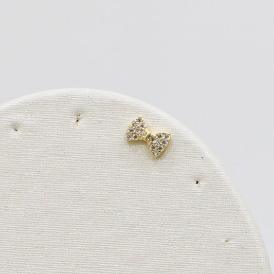 Bow Ball Ear Piercing