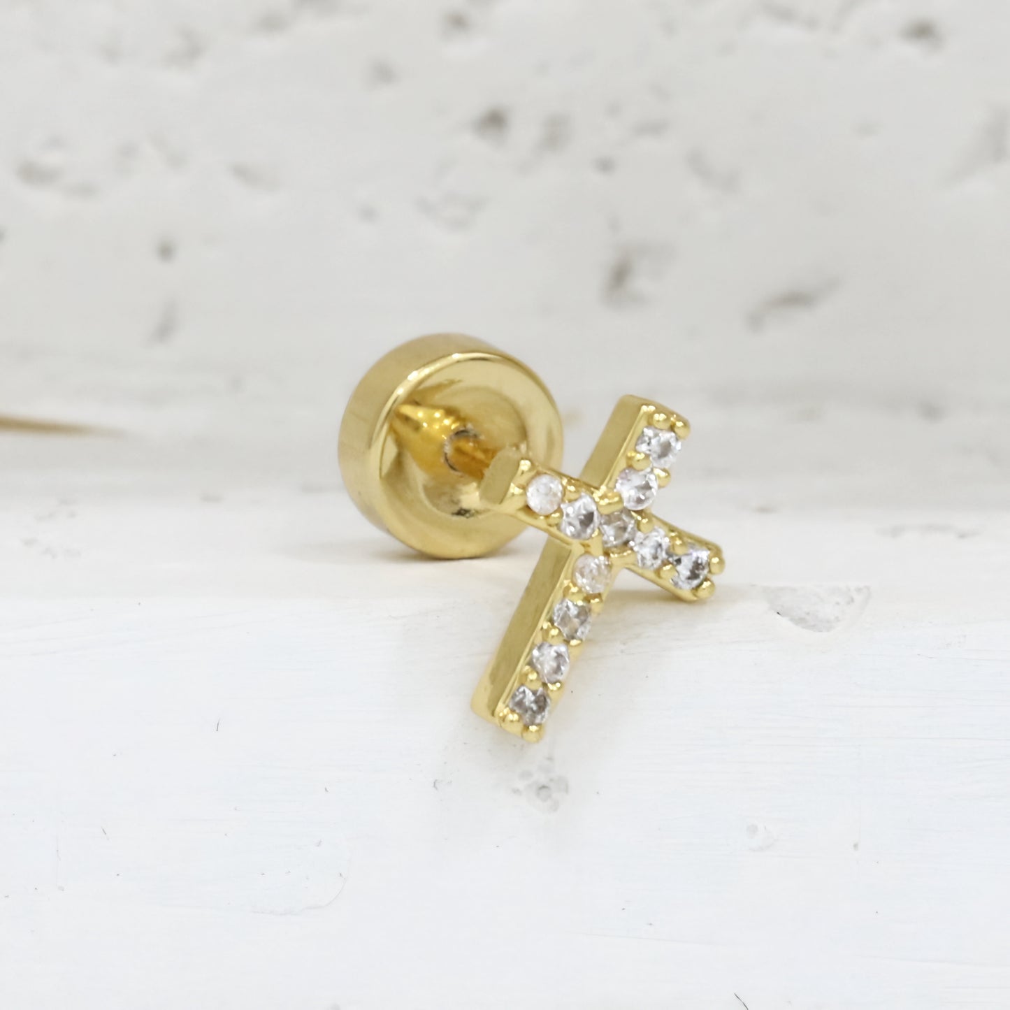 1pcs Flat Ear Piercing