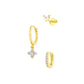 3pcs/set Hoops Pin Earring