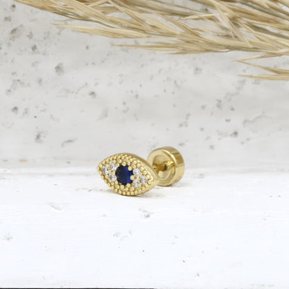 1pcs Flat Ear Piercing