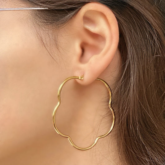 Big Flower Earring Pair