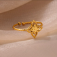 Leaf Pattern Ring